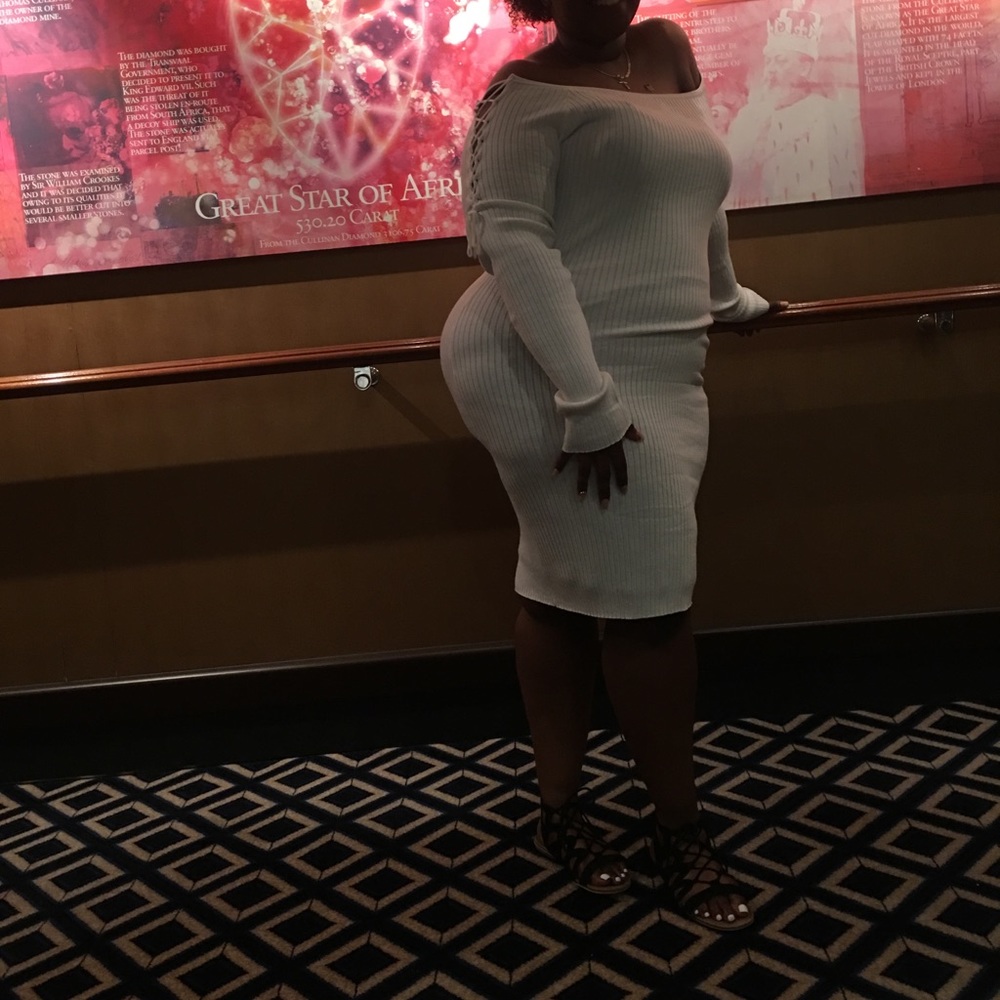 White Off Shoulder Dress